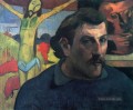 Selbst Porträt mit gelben Christus Beitrag Impressionismus Primitivismus Paul Gauguin